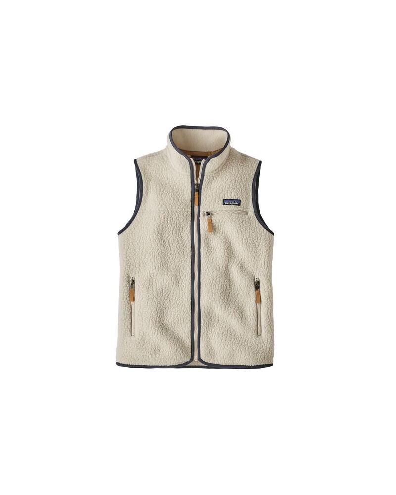 Retro pile fleece outlet vest